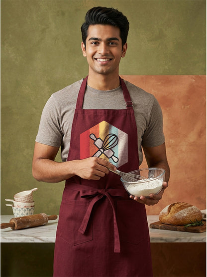 Chef Vintage - Maroon Apron