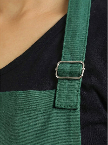 Baked with Love - Bottle Green Apron