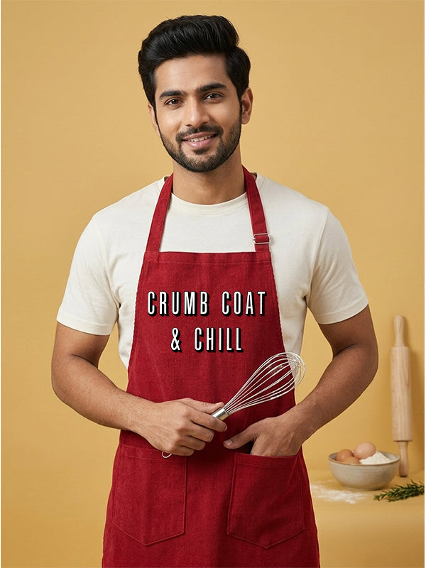 Crumb Coat & Chill- Red Apron