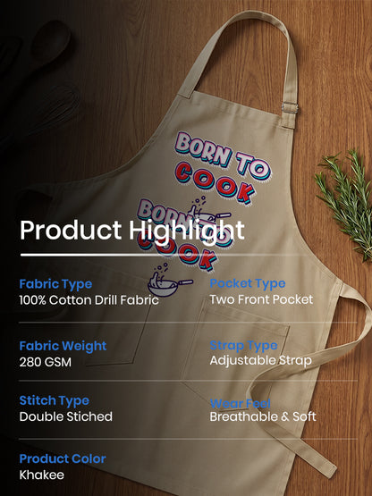 Born to Cook - Apron