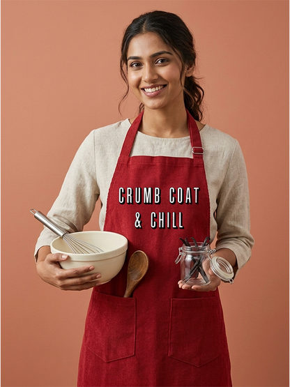 Crumb Coat & Chill- Red Apron