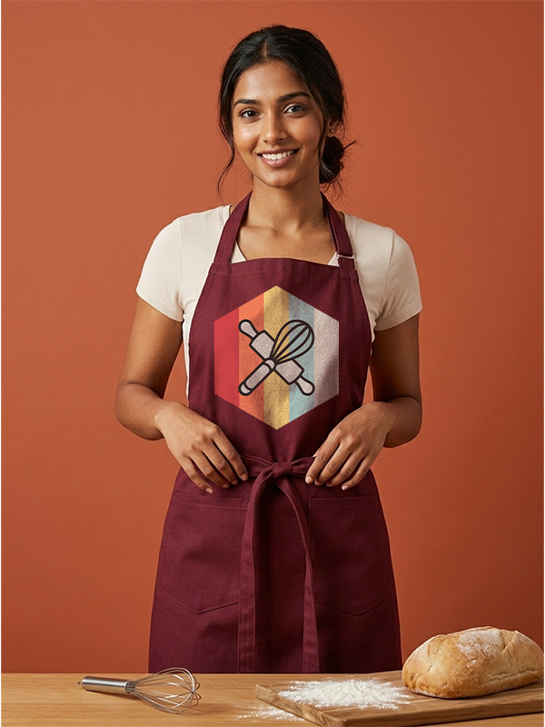 Chef Vintage - Maroon Apron