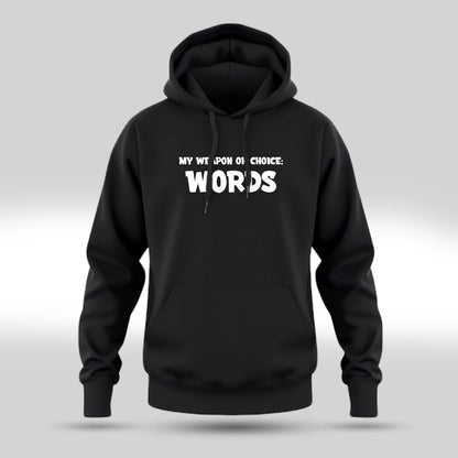 Words - Black Author Hoodie