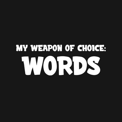 Words - Black Author Hoodie