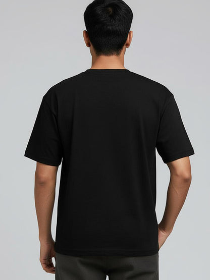 Need Source Code- Black Round Neck Coding T-shirt