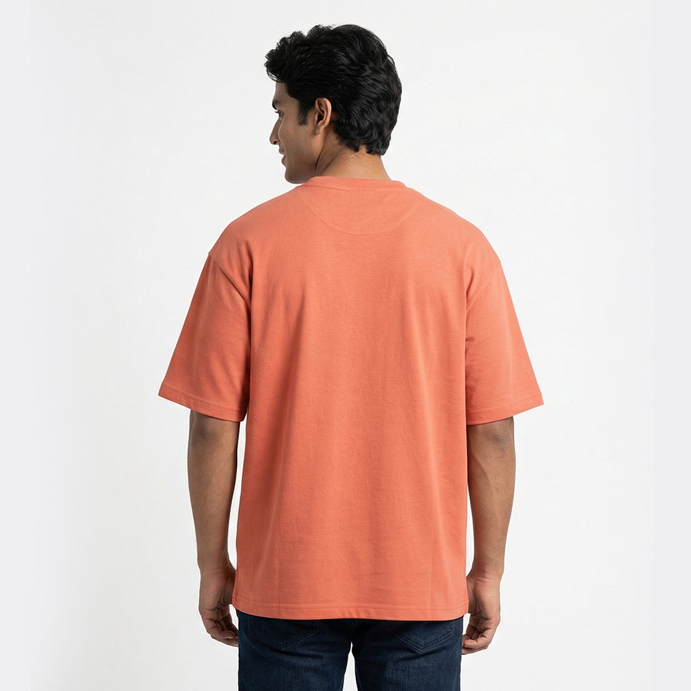 In My Baking Era- Coral Baking Oversized Tshirt