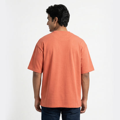 In My Baking Era- Coral Baking Oversized Tshirt