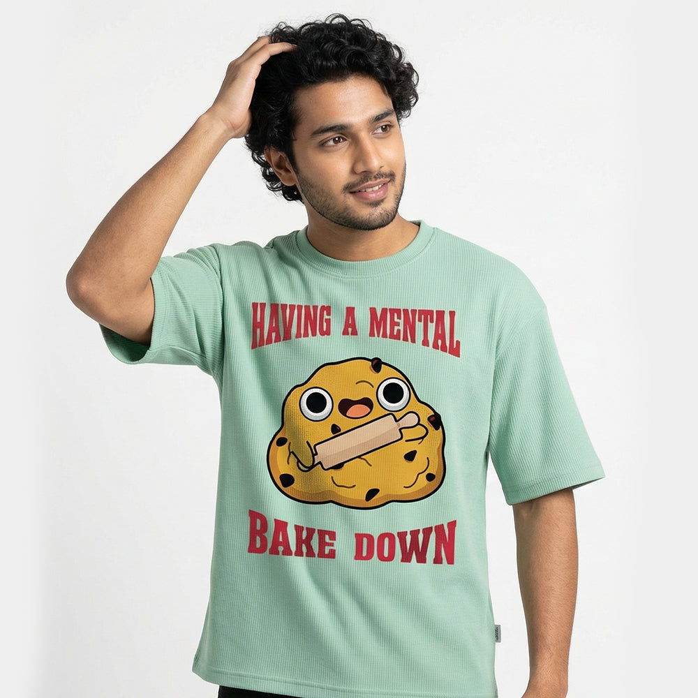 Mental Bake Down- Mint Baking Oversized Tshirt