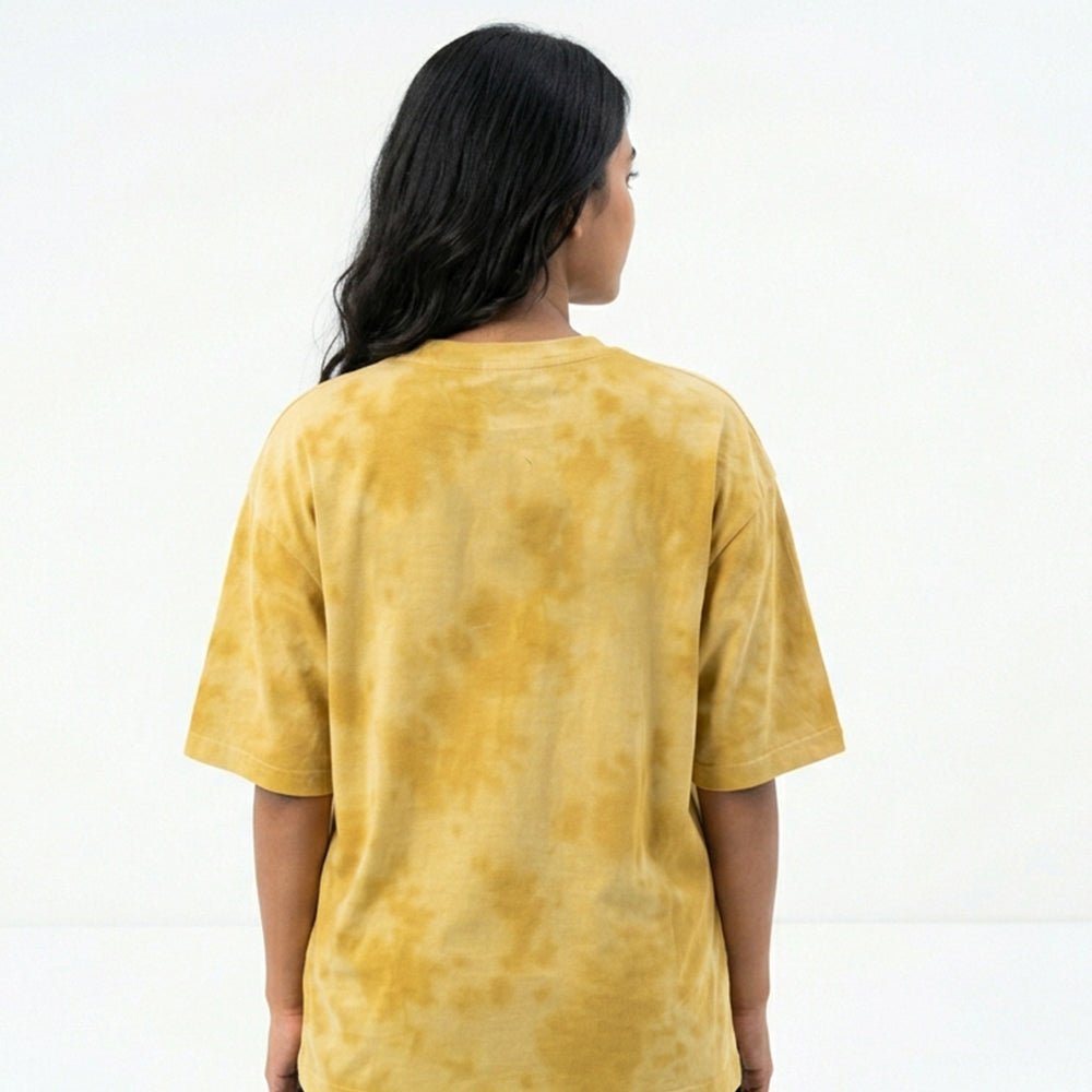 Powered By Butter- Yellow Baking Tie Dye Tshirt