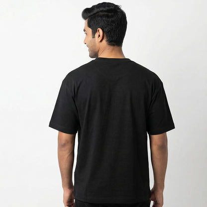 Happiness is Homemade- Black Round Neck Baking T-shirt
