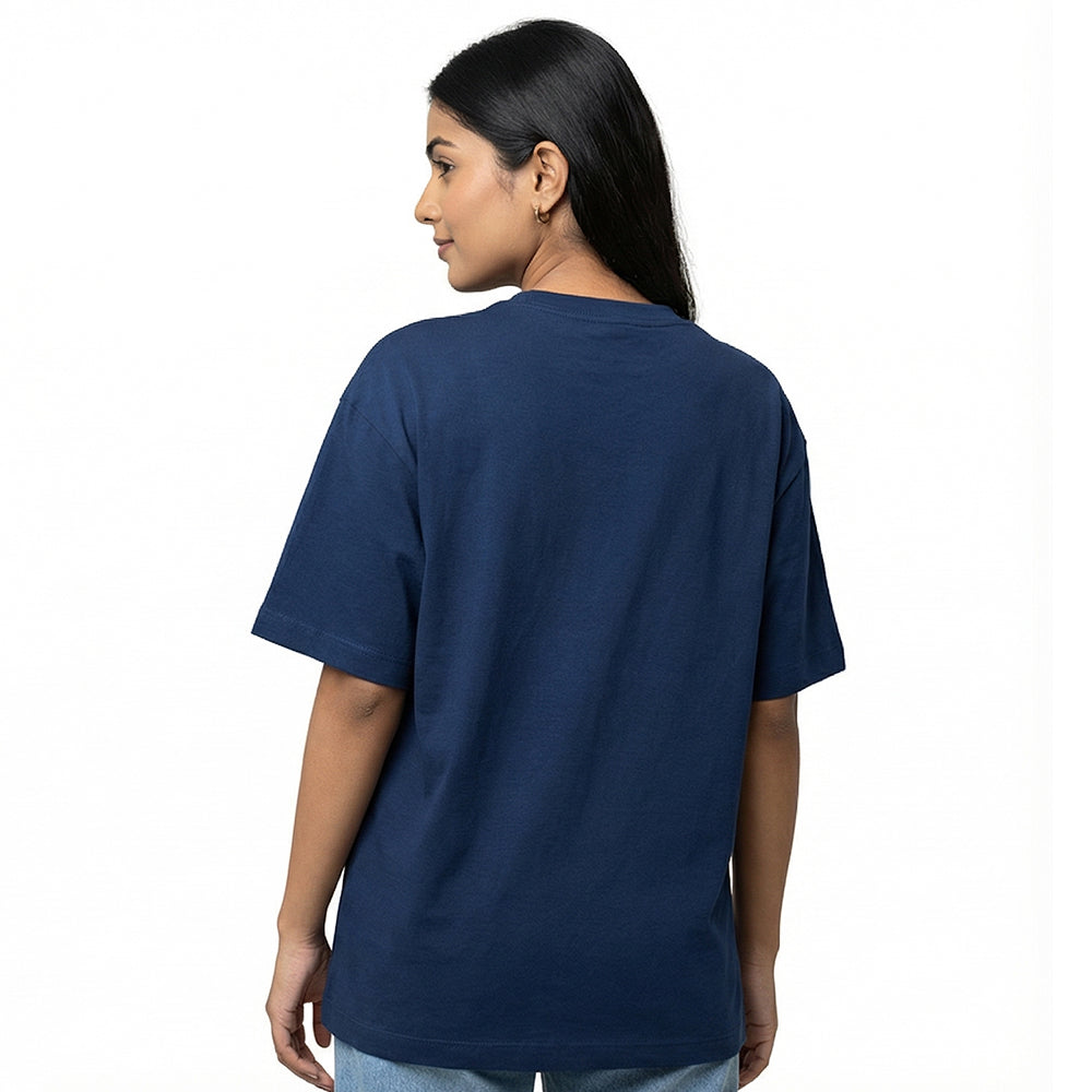 In My Baking Era- Navy Blue Round Neck Baking T-shirt