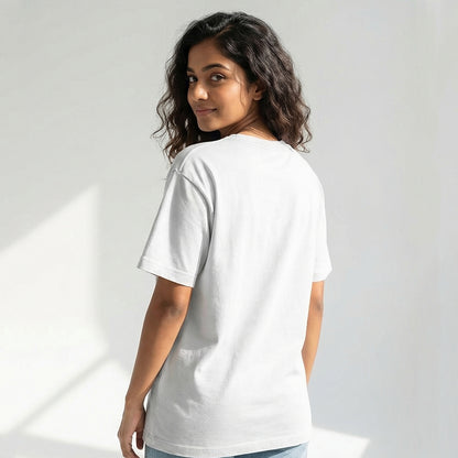 Live Love Bake - White Round Neck Baking T-shirt