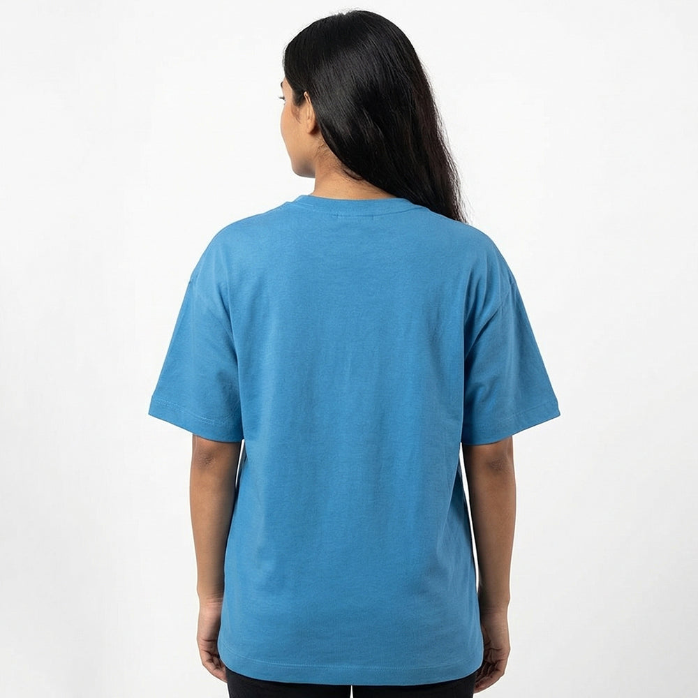 Sugar Butter Flour - Sky Blue Round Neck Baking T-shirt