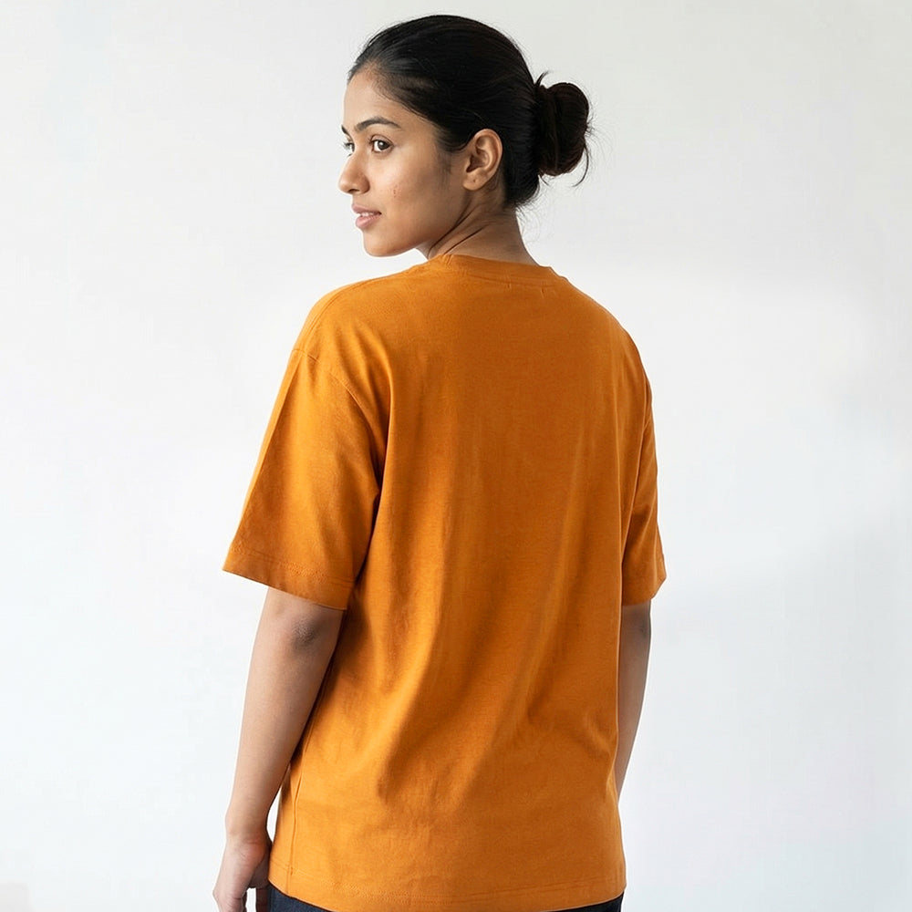 Get Set Bake - Orange Round Neck Baking T-shirt