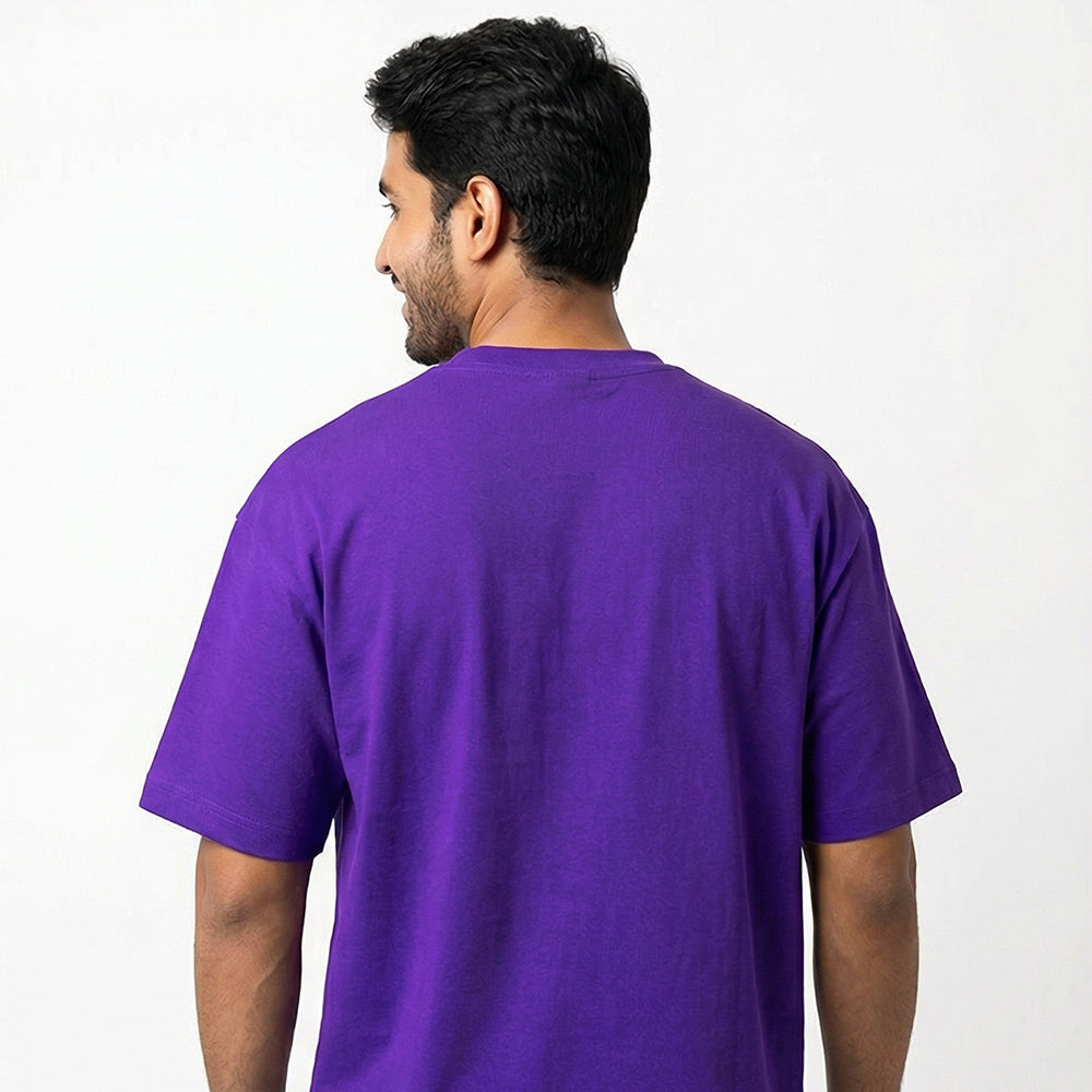 Life is What you Bake - Purple Round Neck Baking T-shirt