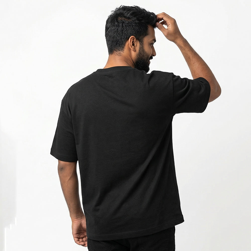 Baker's Life - Black Round Neck Baking T-shirt