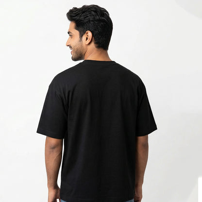 Coffee and Baking - Black Round Neck Baking T-shirt