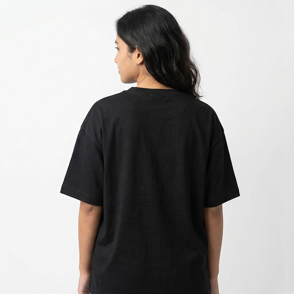 Cake Dealer - Black Round Neck Baking T-shirt