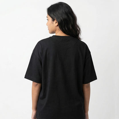 Cake Dealer - Black Round Neck Baking T-shirt