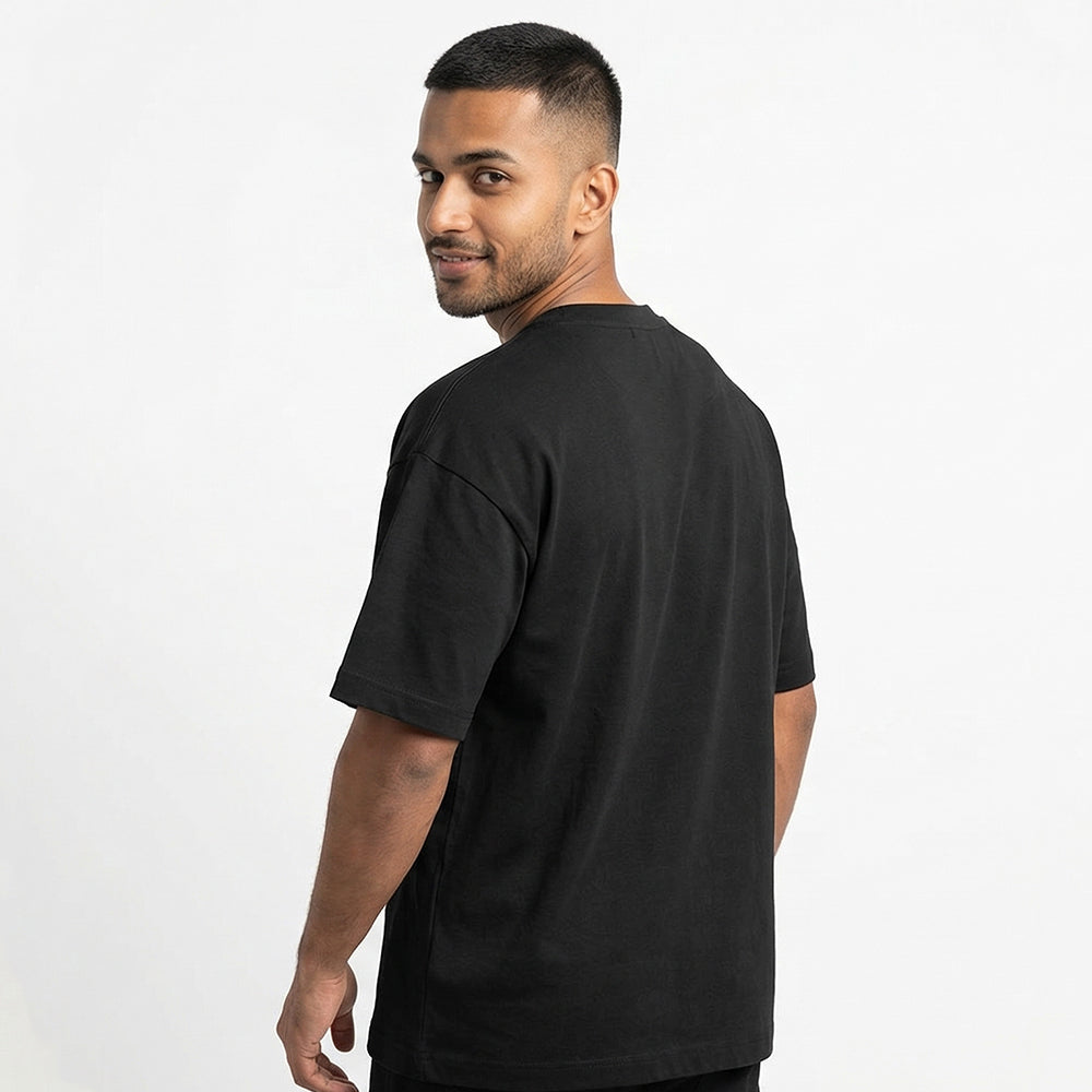 Cake Dealer - Black Round Neck Baking T-shirt
