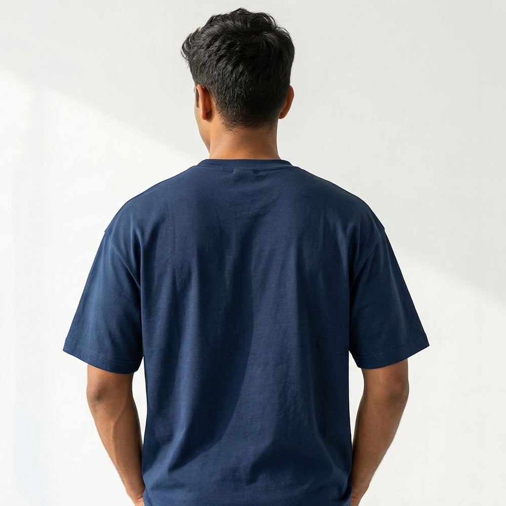 It's a beautiful day to Bake - Navy Blue Round Neck Baking T-shirt