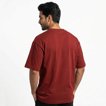 Bakers Gonna Bake- Maroon Round Neck Baking T-shirt
