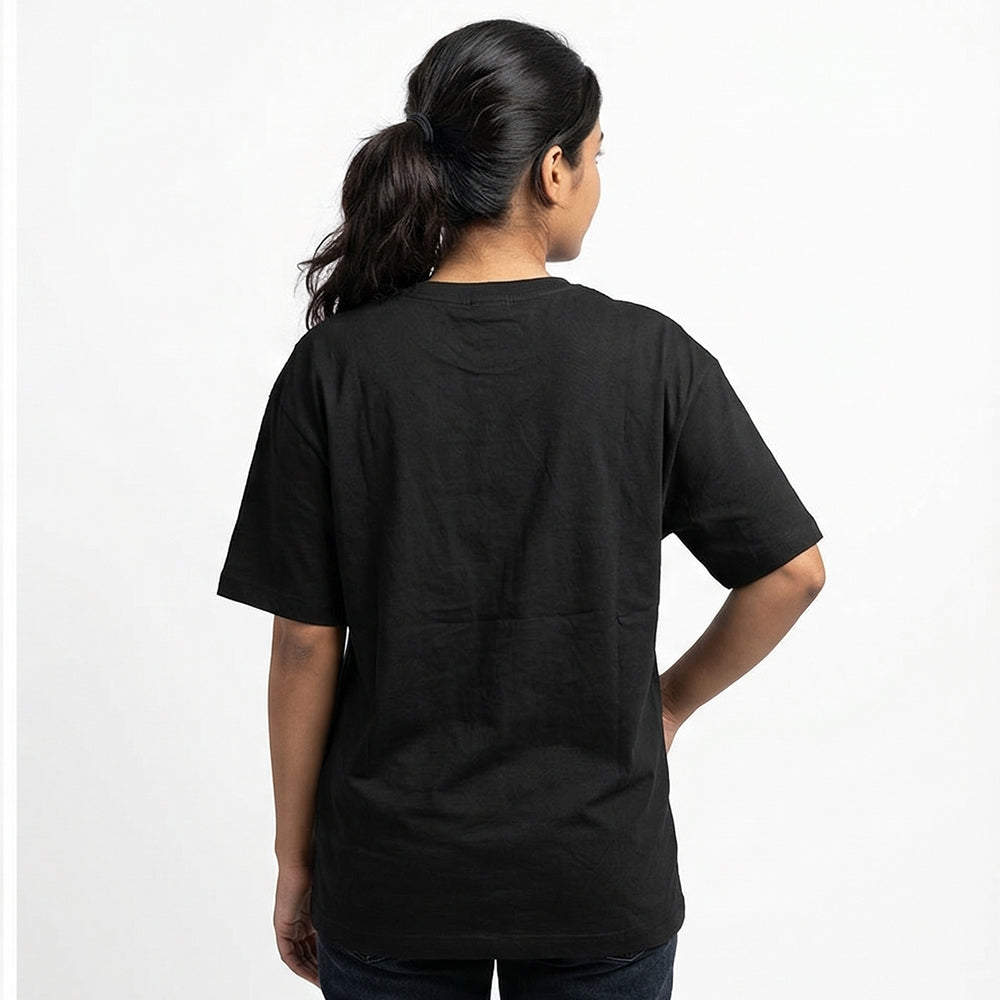 The One Where I am the Baker - Black Round Neck Baking T-shirt