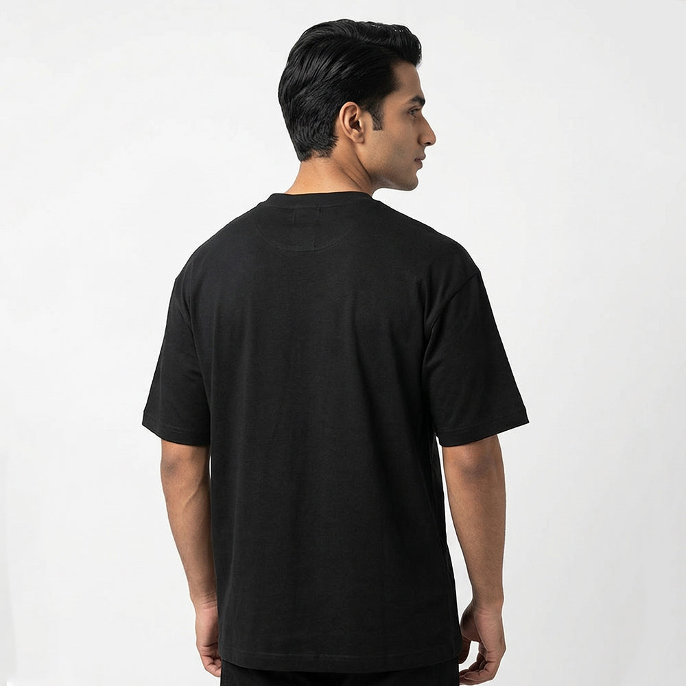 Baking Bread - Black Round Neck Baking T-shirt