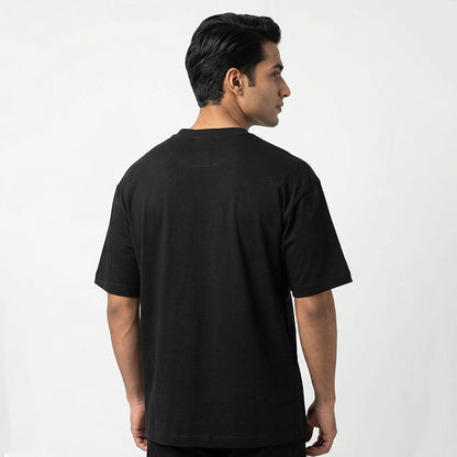 Baking Bread - Black Round Neck Baking T-shirt