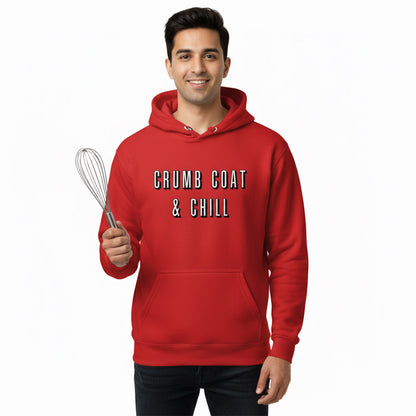 Crumb Coat and Chill- Red Baking Hoodie