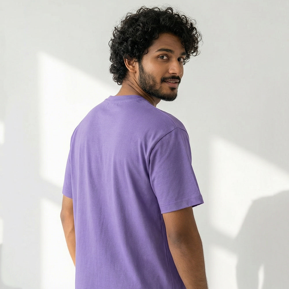 Baking Helps- Lavender Baking Round Neck Tshirt