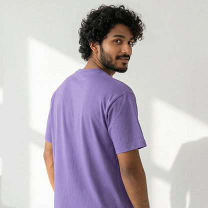 Baking Helps- Lavender Baking Round Neck Tshirt