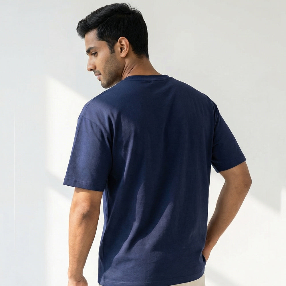 Adulting Is Hard- Navy Blue Baking Round Neck Tshirt