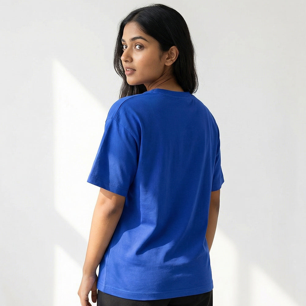 In My Baking Era- Royal Blue Baking Round Neck Tshirt