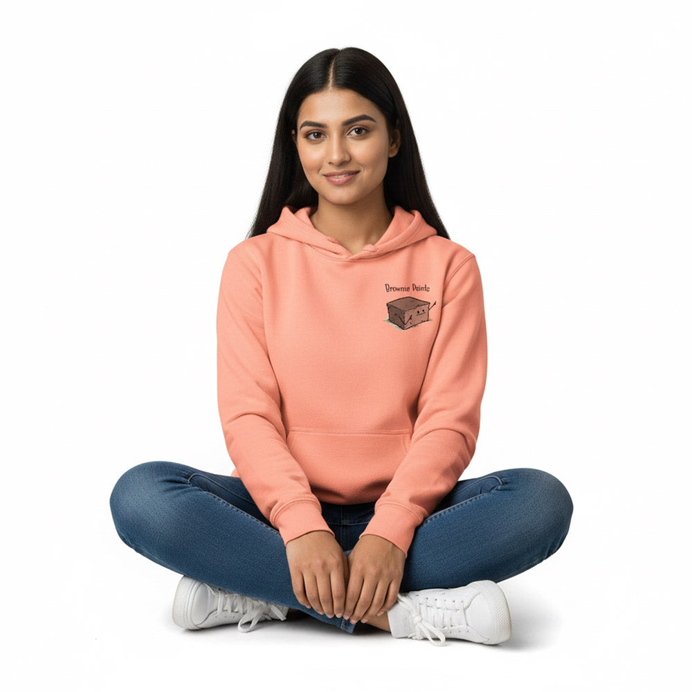 Brownie Points - Coral Baking Hoodie