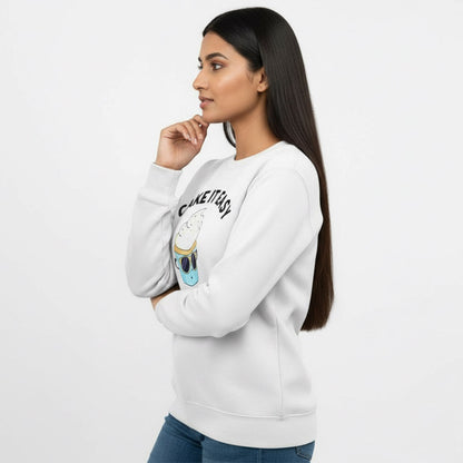 Cake It Easy - White Baking Sweatshirt