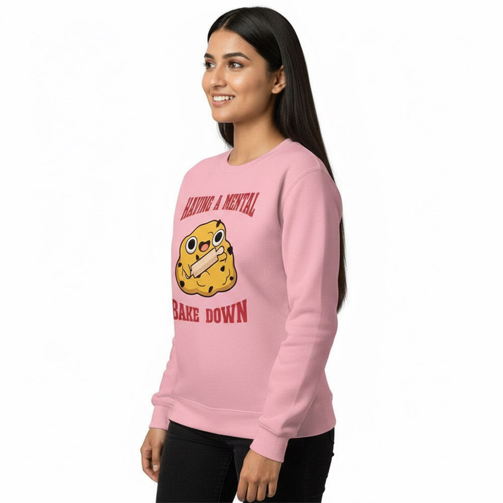 Mental Bake Down - Light Pink Baking Sweatshirt