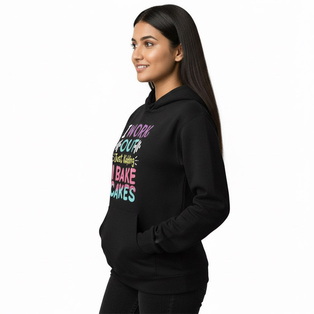 I Bake Cakes - Black Baking Hoodie
