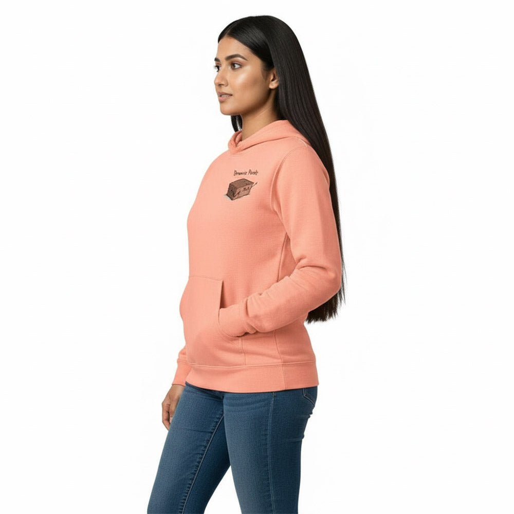 Brownie Points - Coral Baking Hoodie