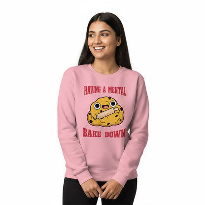 Mental Bake Down - Light Pink Baking Sweatshirt