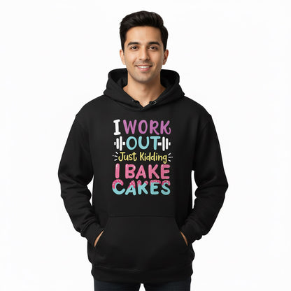 I Bake Cakes - Black Baking Hoodie