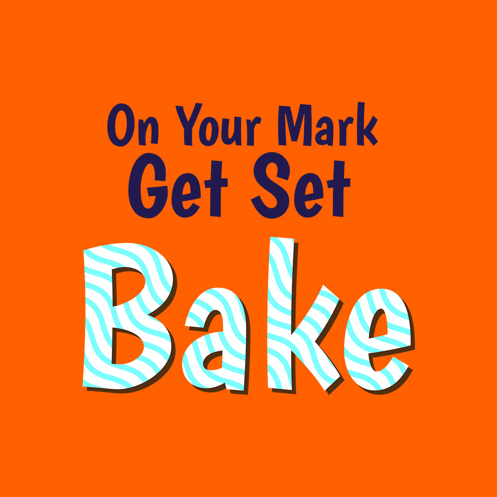 Get Set Bake - Orange Round Neck Baking T-shirt