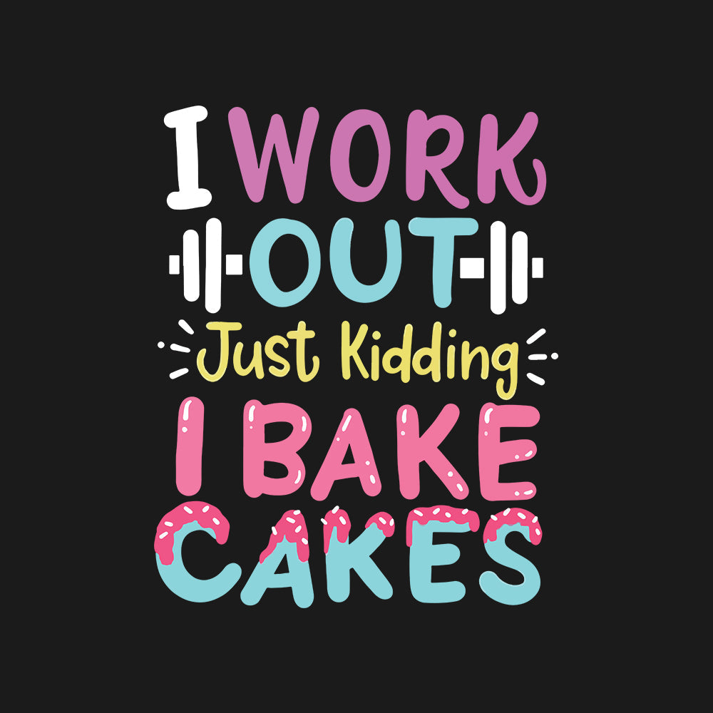 I Bake Cakes - Black Baking Hoodie