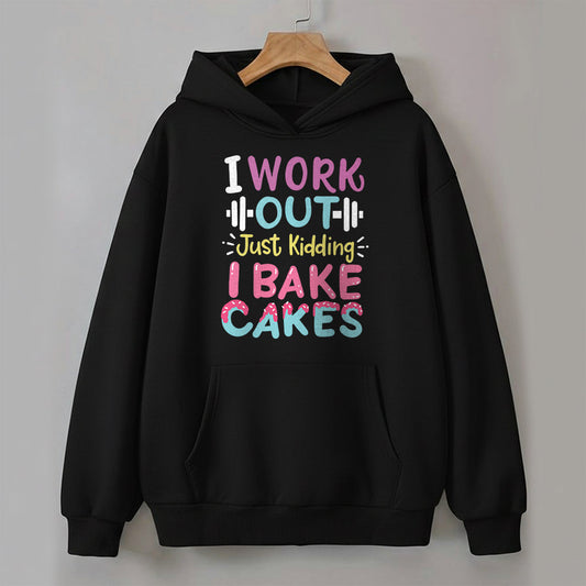 I Bake Cakes - Black Baking Hoodie