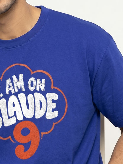 Claude Nine- Royal Blue Round Neck A.I. Tshirt