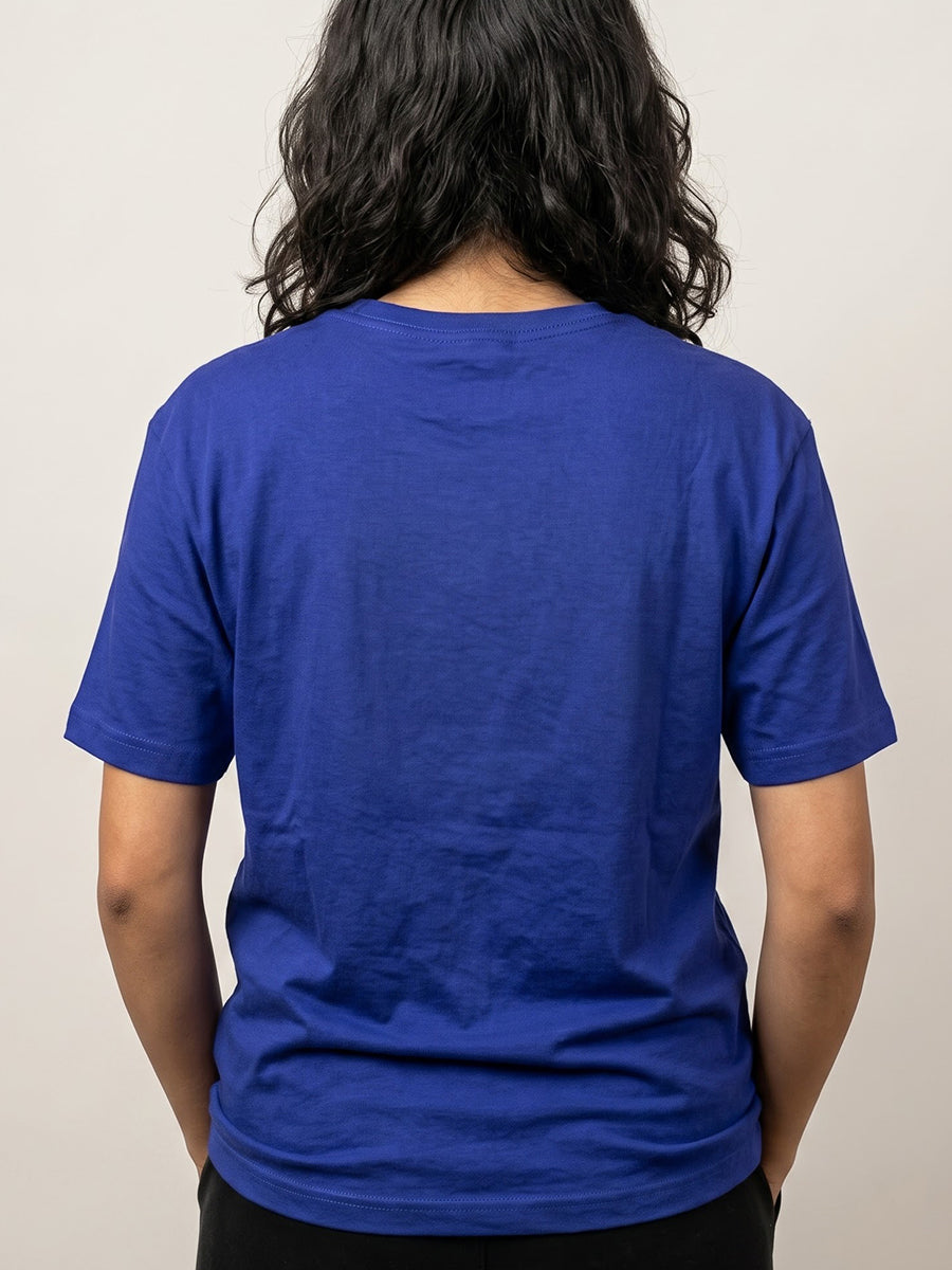 Claude Nine- Royal Blue Round Neck A.I. Tshirt