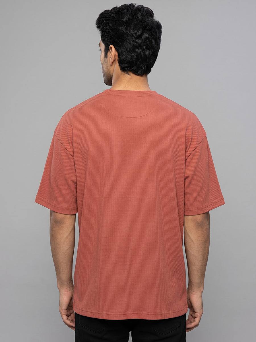 Powered By Claude- Coral Oversized A.I. Tshirt