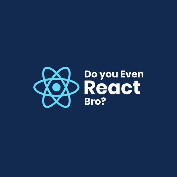 Do you Even React- Navy Blue Round Neck Coding T-shirt