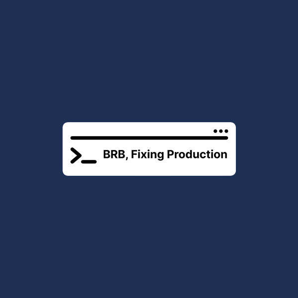 Fixing Production- Navy Blue Round Neck Coding T-shirt