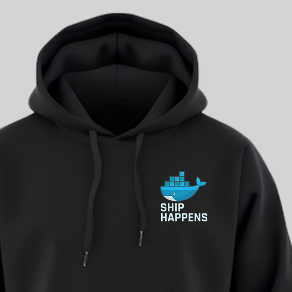 Ship Happens - Black Coding Hoodie